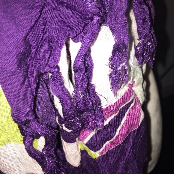 🌵Multi Color Flower Scarf - Picture 4 of 6